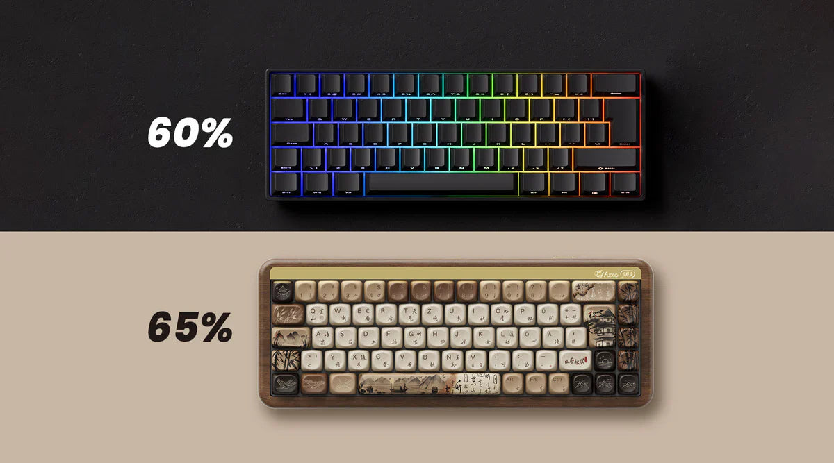 60% vs. 65% Tastatur – Welche Größe passt zu deinem Setup? ⌨️