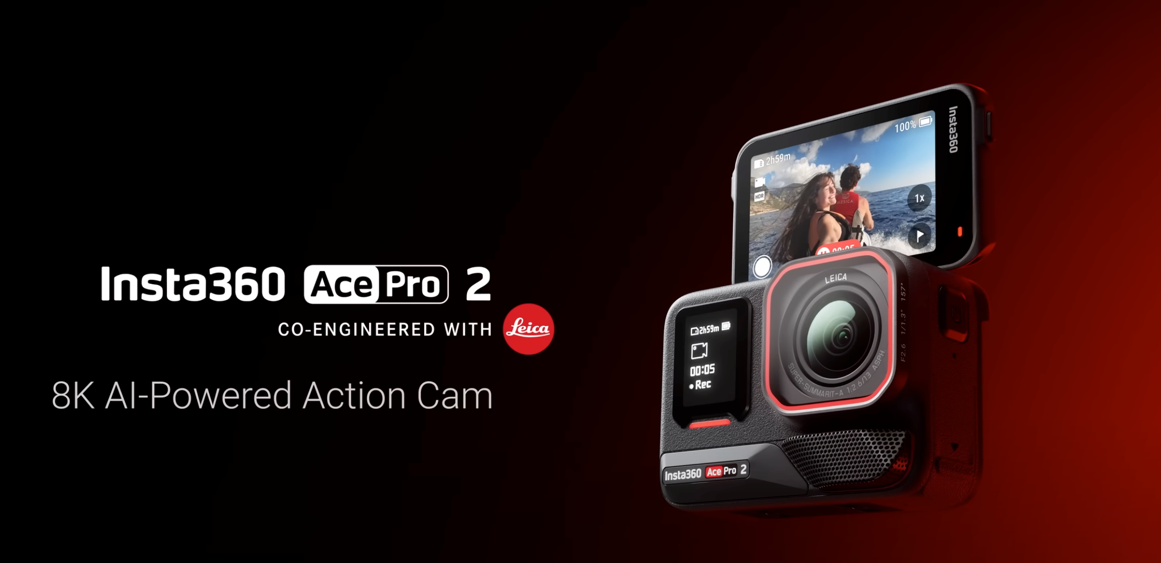 Insta360 Ace Pro 2 - 8k AI-Powered Action Cam