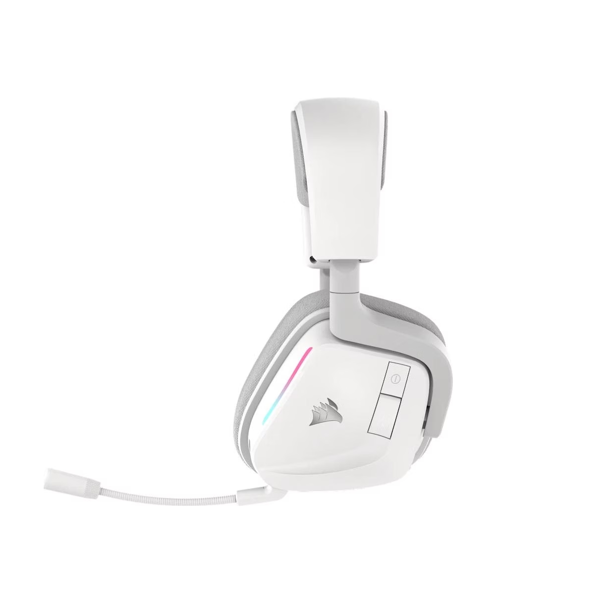 Corsair Void v2 Wireless Gaming-Headset mit Bluetooth für PC, PS5, PS4, Switch & Mobile – Dolby Atmos, 70 Stunden Akkulaufzeit, Duale Wireless, Schnelles Aufladen – Weiß