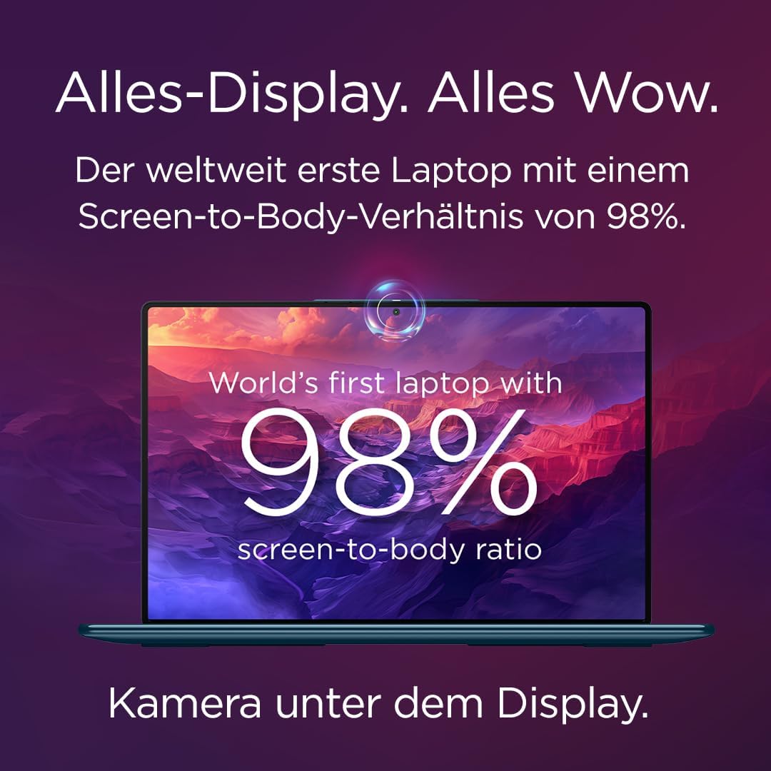 Lenovo Yoga Slim 9 4K OLED – Display und Design
