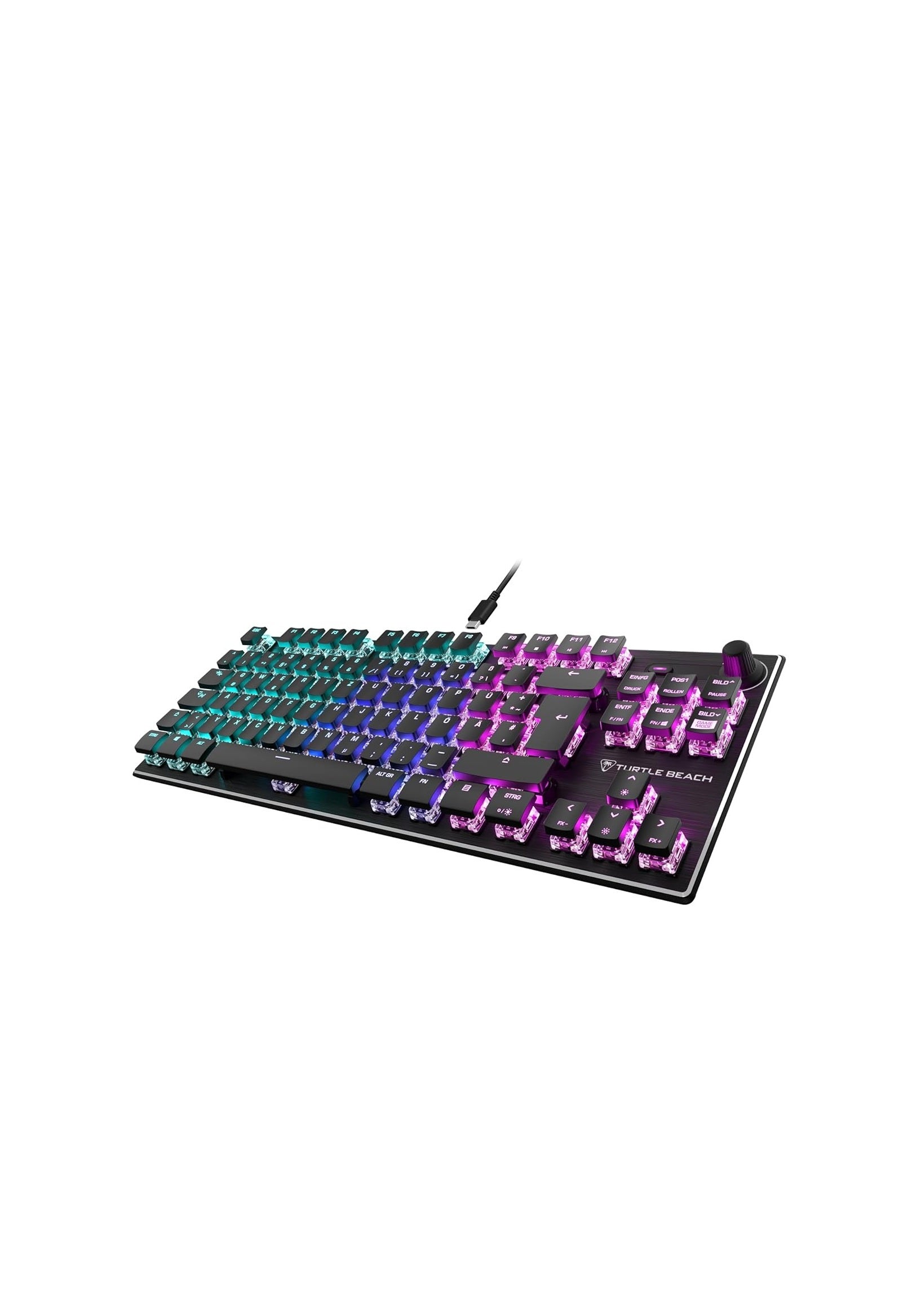 Turtle Beach Vulcan TKL – mechanical Titan Switch PC gaming keyboard with AIMO RGB lighting - QWERTZ