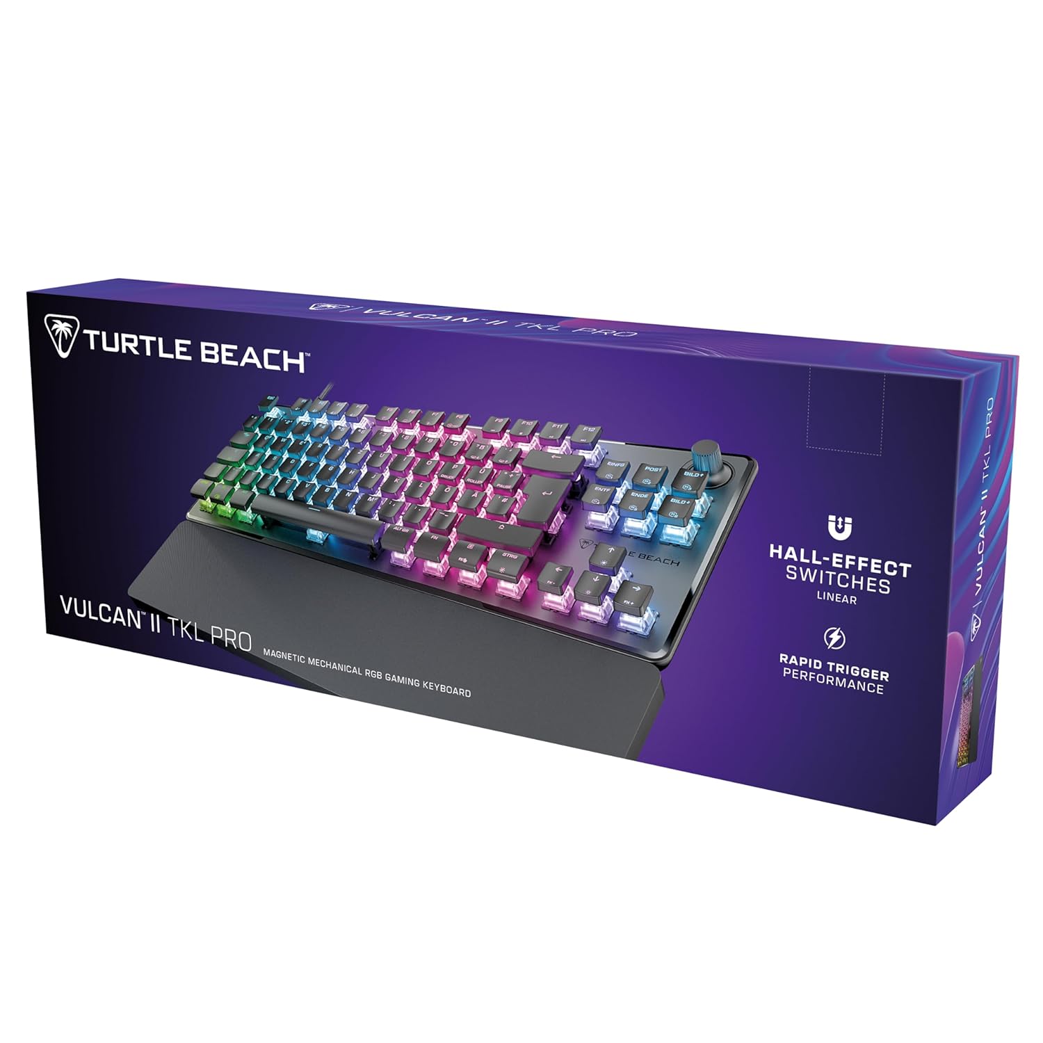Turtle Beach Vulcan II TKL Pro - Magnetic-mechanical RGB gaming keyboard -QWERTZ