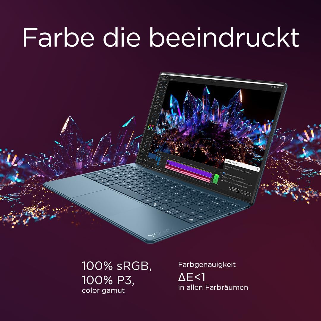Lenovo Yoga Slim 9 – Seitenansicht ultraflach