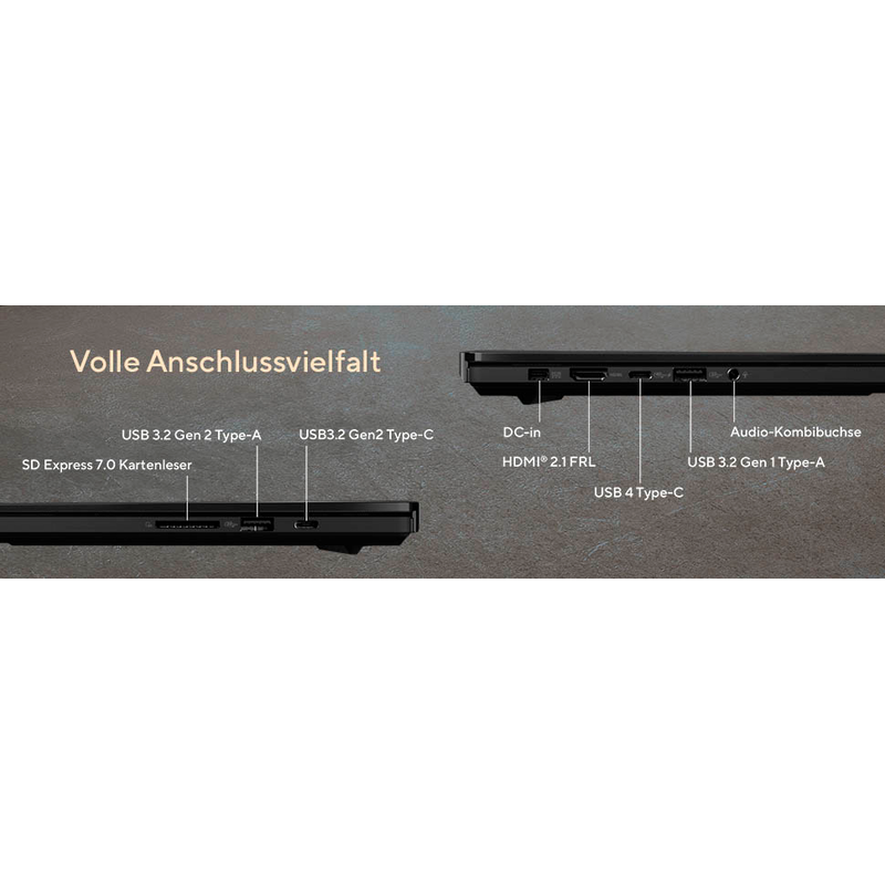 ASUS ProArt P16 H7606 H7606WP-RJ090W 16" 2,8K | Ryzen AI 9 HX 370 | 32GB RAM 2TB SSD | RTX 5070 | W11H QWERTZ