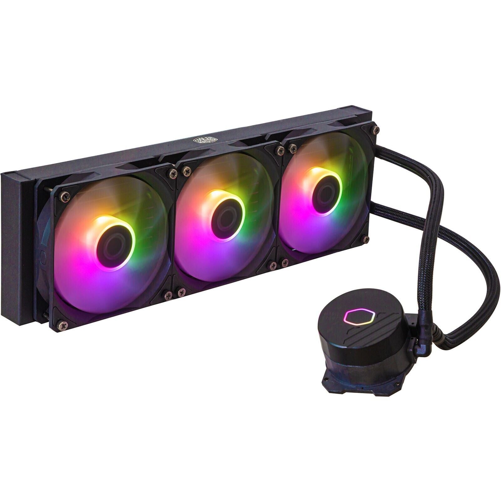 Cooler Master MasterLiquid 360L Core ARGB 360mm, Wasserkühlung (schwarz) - Flipping Tech