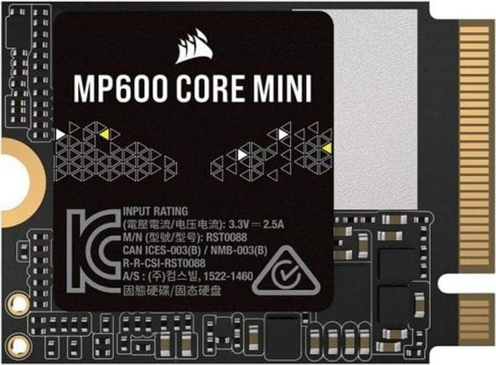 Corsair MP600 MINI 2 TB M.2 NVMe PCIe x4 Gen4 SSD – M.2 2230