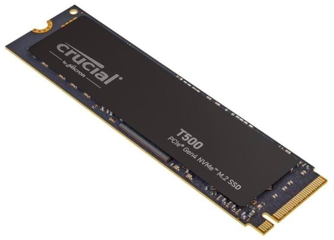 Crucial T500 Pro 4TB SSD – Rückseite mit Spezifikationen