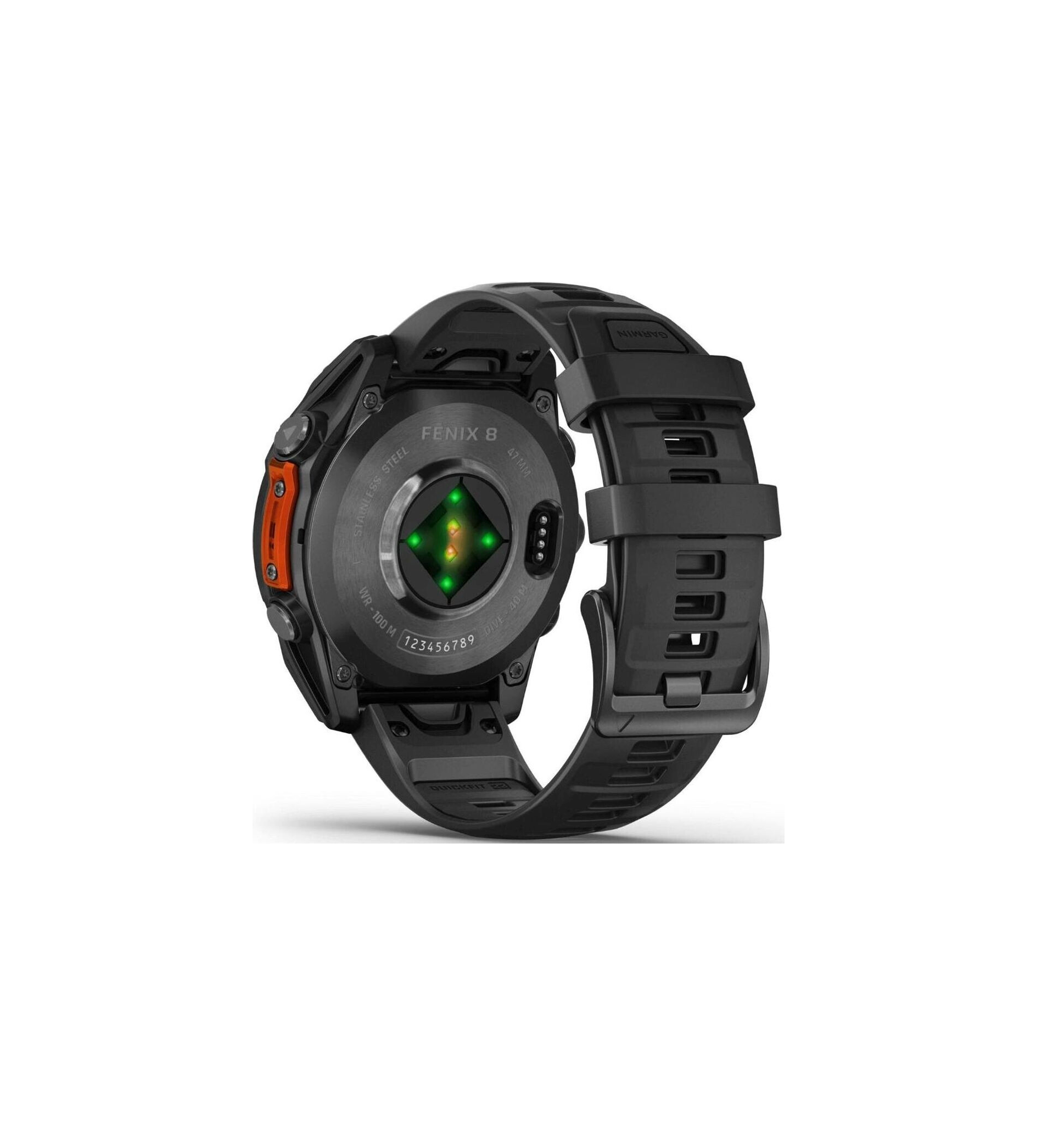 Garmin fenix 8 47mm AMOLED – GPS-Multisport-Smartwatch Schwarz/Schiefergrau