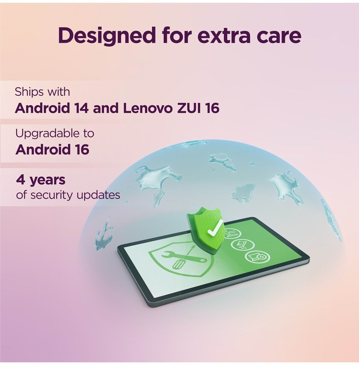 Lenovo Tab ZAEH0167SE Wi-Fi Tablet 10.1" 4GB RAM 64GB SSD Luna Grey