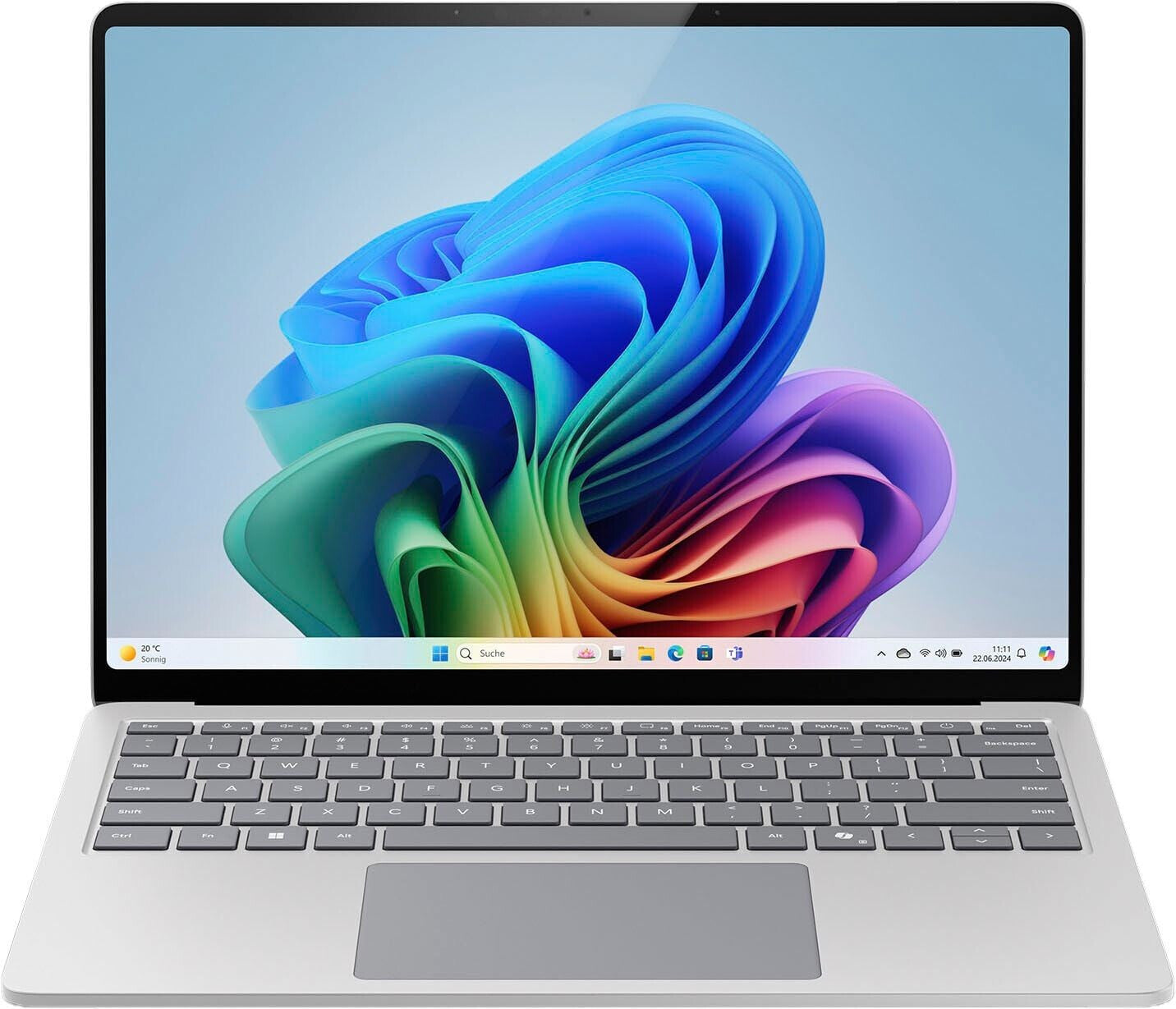 Microsoft Surface Laptop – Gesamtansicht aufgeklappt