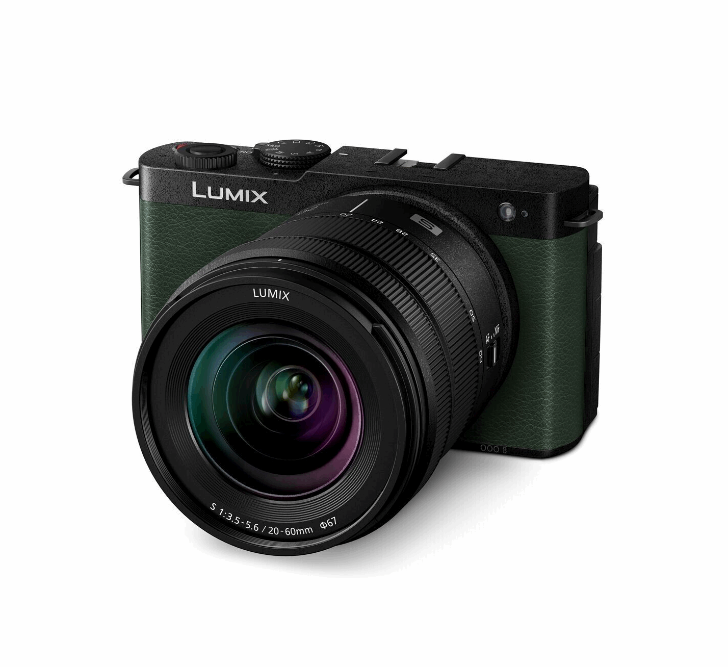 Panasonic Lumix DC-S9 Kit 20-60 mm Vollformat Kamera, spiegellos,5 GHz WLAN, Dark Olive, 20-60 mm Objektiv