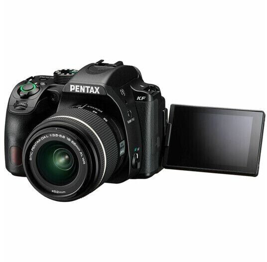 Pentax KF APS-C digitales SLR-Kamerakit mit 18-55 mm WR Zoomobjektiv wetterfest