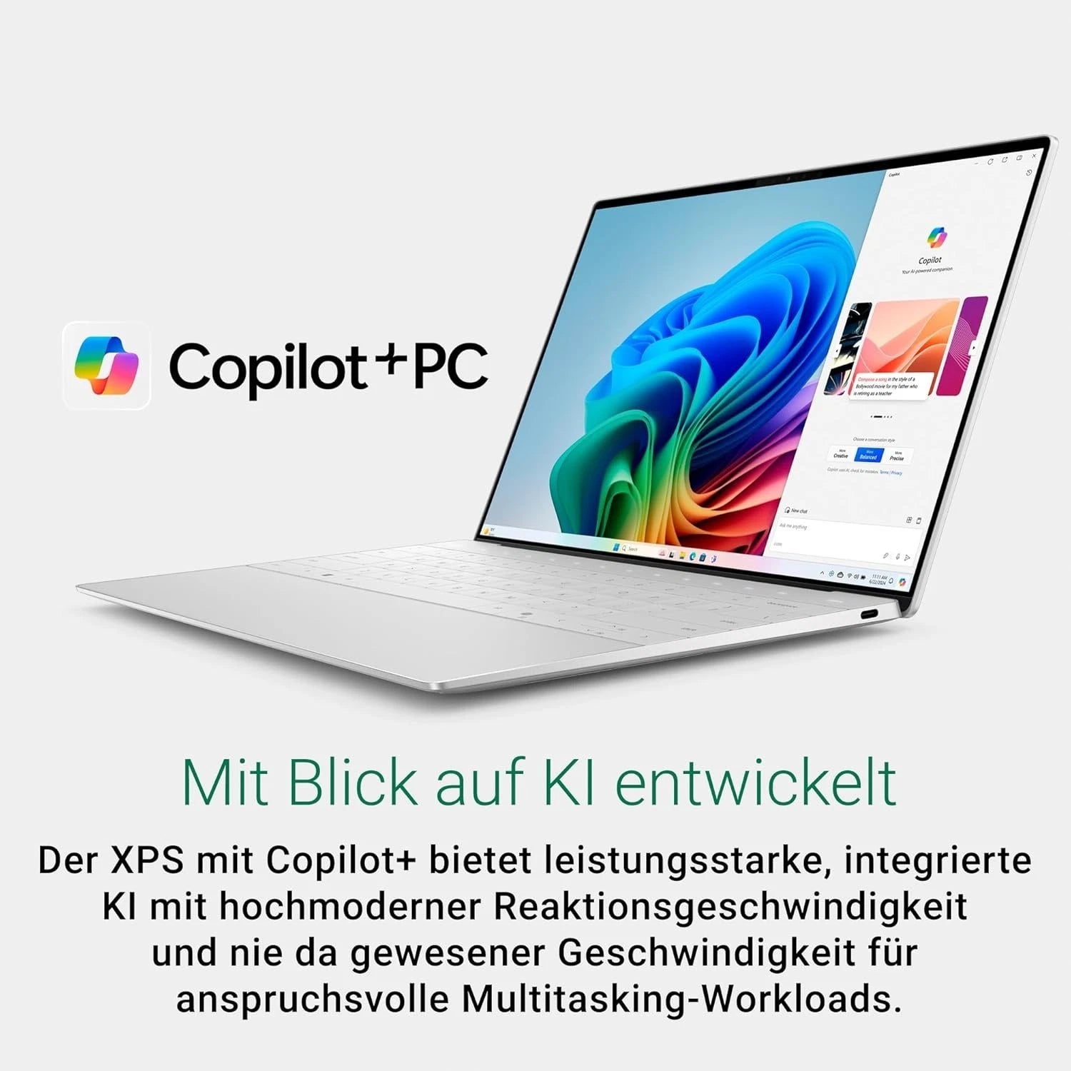 Dell XPS 13 Copilot+ PC 9345 Laptop, X Elite X1E-80-100, 16GB RAM, 512GB SSD W11