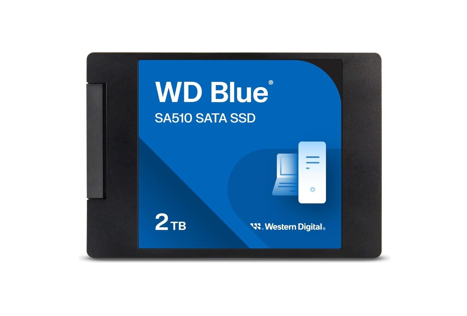 WD Blue SA510 SATA SSD 2 TB 2,5 Zoll, Lesen bis 560 MB/s, Schreiben bis 520 MB/s
