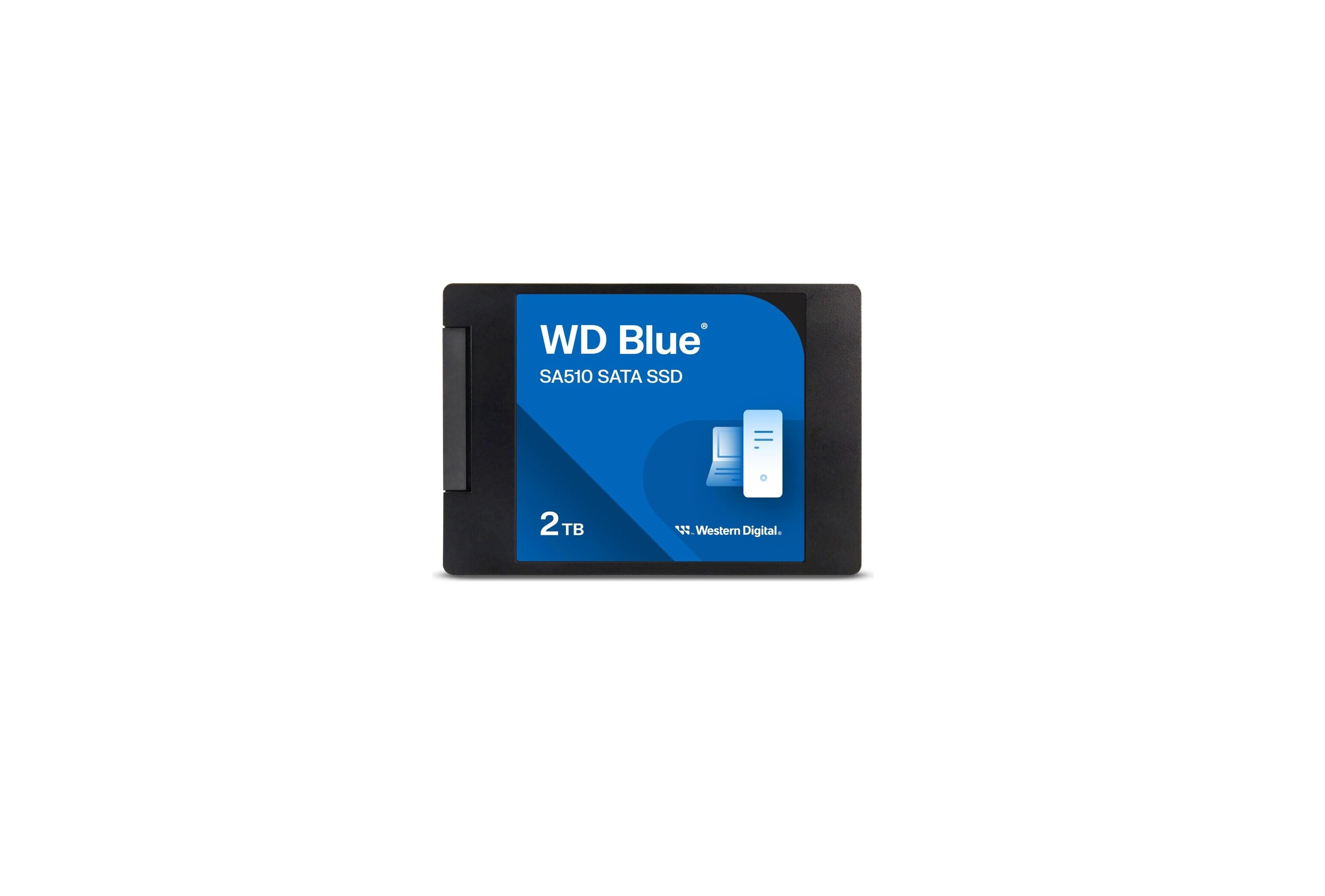WD Blue SA510 SATA SSD 2 TB 2,5 Zoll, Lesen bis 560 MB/s, Schreiben bis 520 MB/s