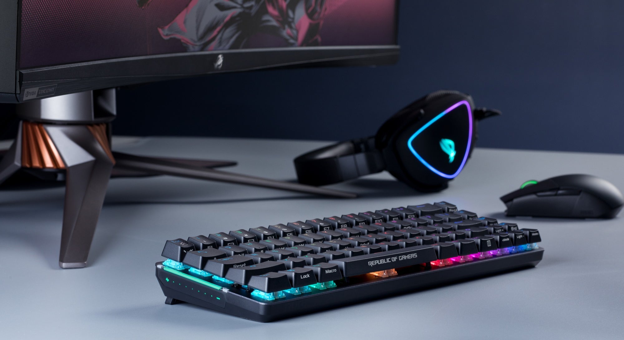 ASUS ROG Falchion Gaming-Tastatur (DE-Layout, Cherry MX RGB Red) – reduziert von 179,00 € auf nur 99,90 €: