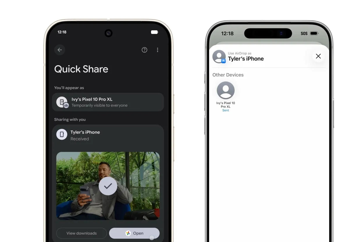 Google knackt Apples AirDrop und integriert es in Pixel-Smartphones