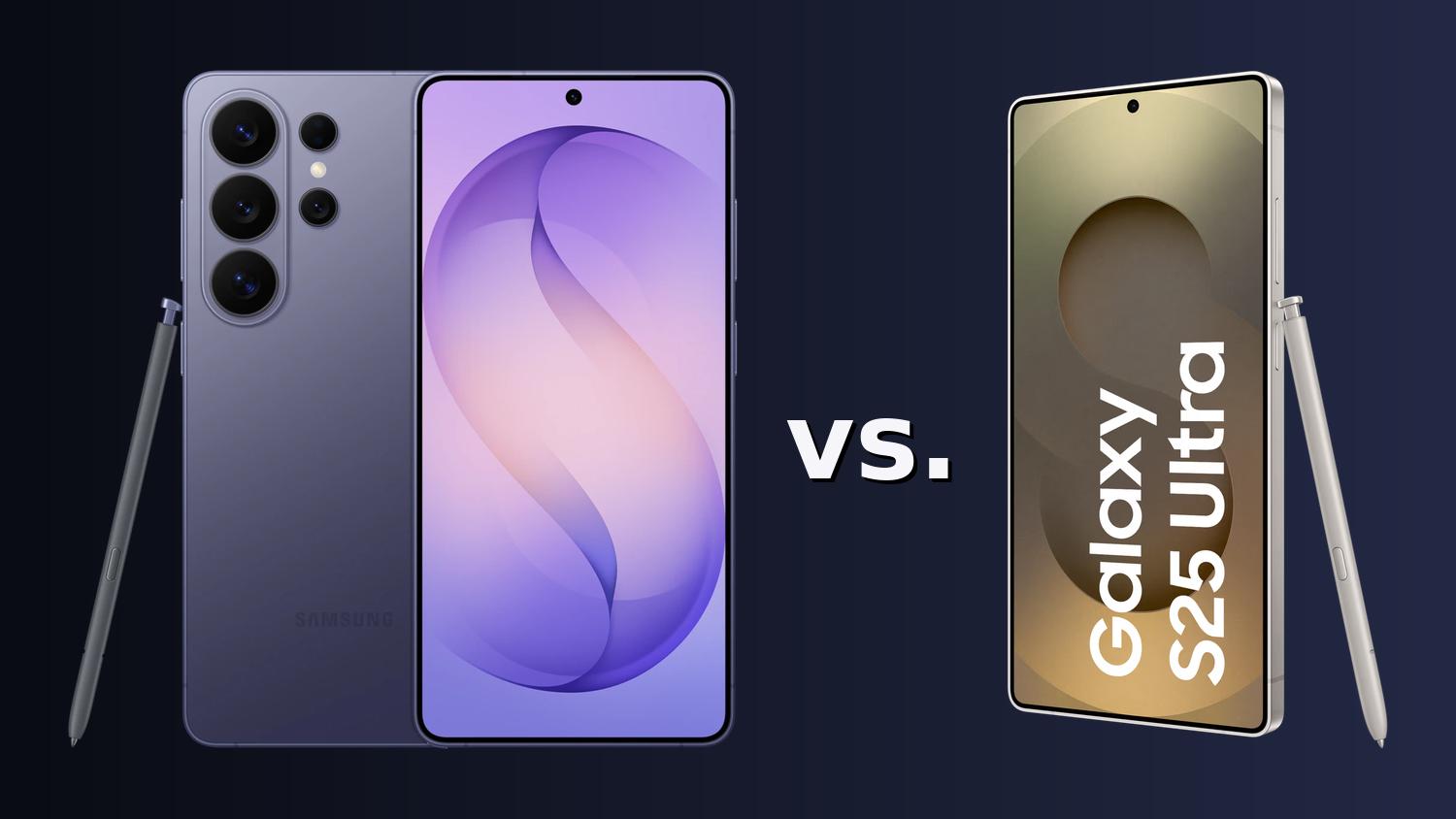 Galaxy S26 Ultra vs. Galaxy S25 Ultra Vergleich