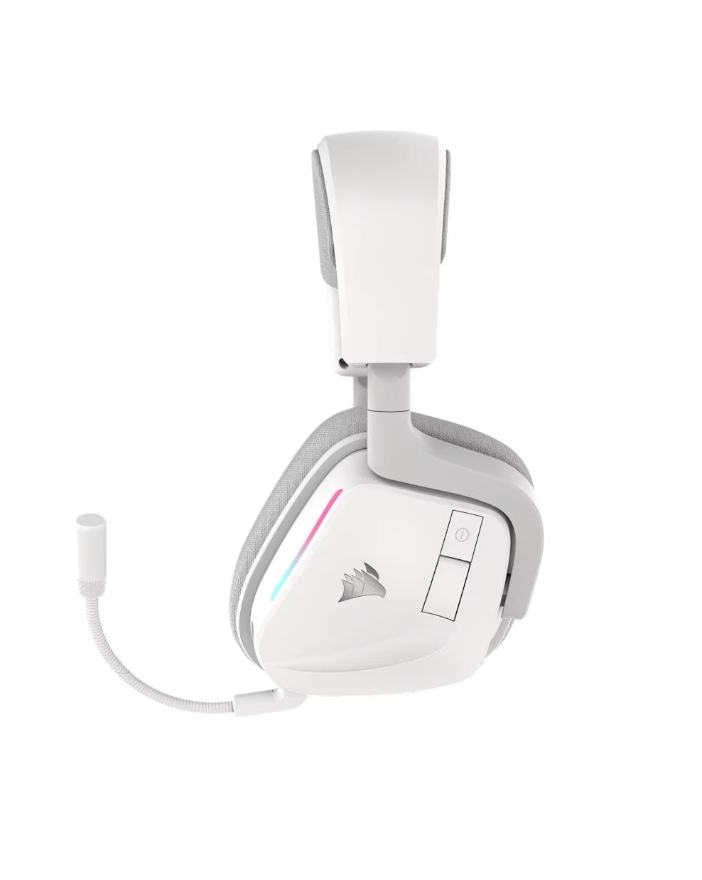 Corsair Void v2 Wireless Gaming-Headset mit Bluetooth für PC, PS5, PS4, Switch & Mobile – Dolby Atmos, 70 Stunden Akkulaufzeit, Duale Wireless, Schnelles Aufladen – Weiß