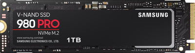 Samsung 980 Pro SSD – Rückseite mit Spezifikationen