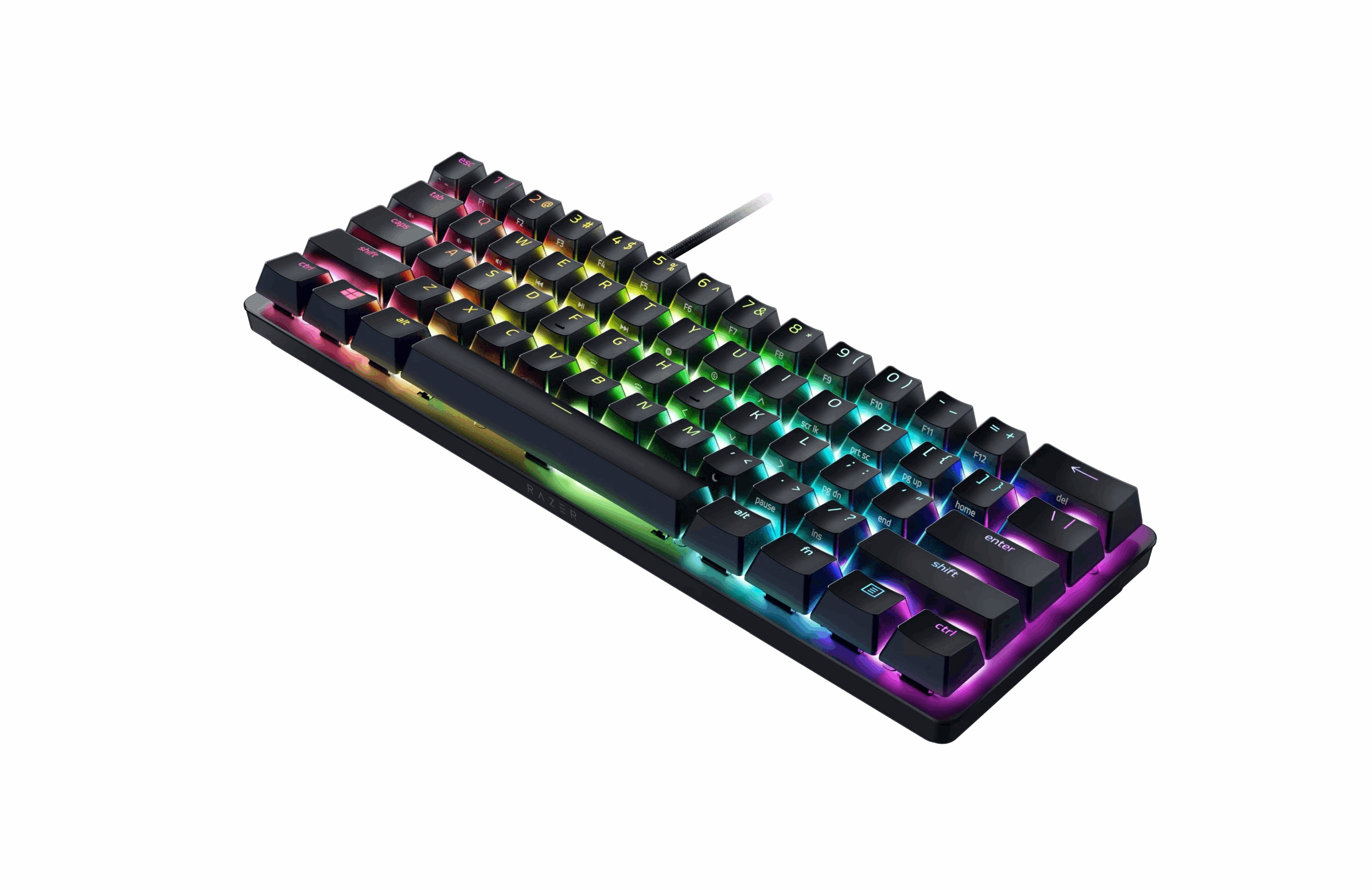 Razer Huntsman Mini Analog Gaming Tastatur - QWERTZ-Layout, 60%-Format mit analogen optischen Switches