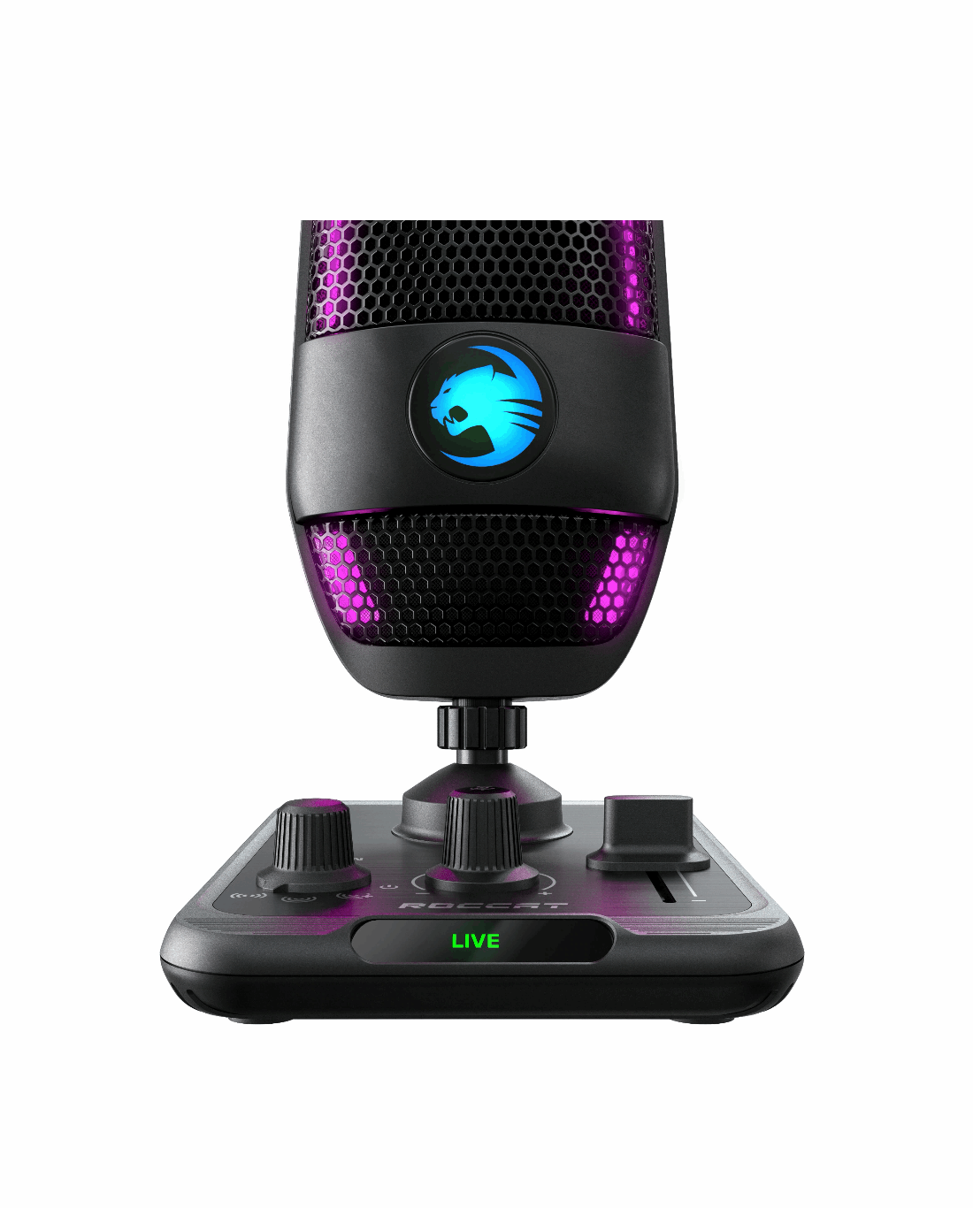 ROCCAT Torch Aimo RGB Gaming-Mikrofon, Schwarz