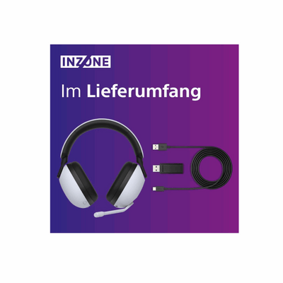 Sony INZONE H9 kabelloses Gaming-Headset mit Noise Cancelling