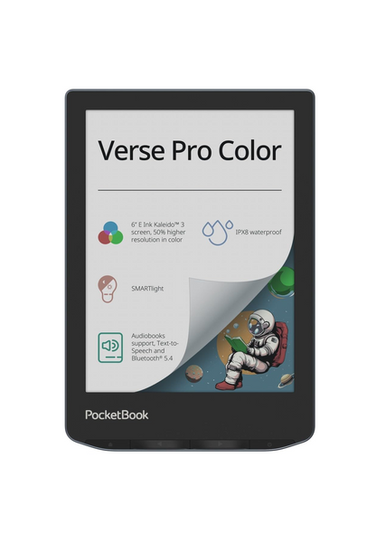 Pocketbook Verse Pro Color E-Reader, 6'' E-Ink Farbdisplay, 16 GB, Bluetooth, wasserdicht, Stormy Sea