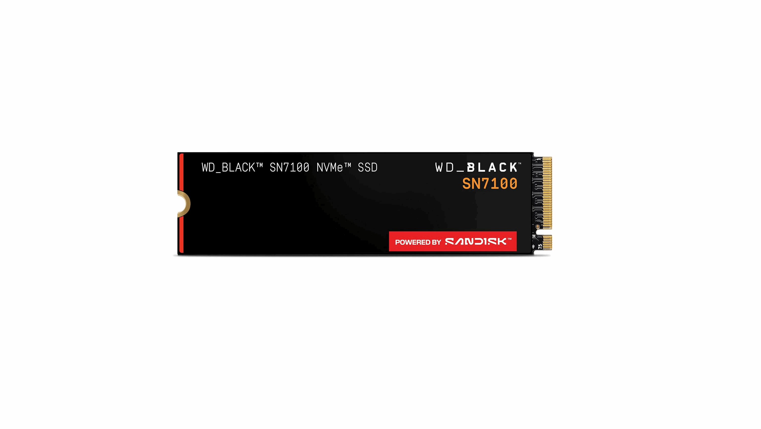 WD_BLACK™ SN7100 SSD M.2 2280 NVMe™ POWERED BY SANDISK SSD, PCIe® Gen4