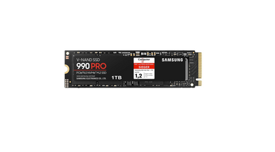 Samsung 990 PRO PCle 4.0 NVMe M.2 SSD 1TB, 7450 MB/s Lesen, 6900 MB/s Schreiben, Interne SSD für Gaming und Videobearbeitung