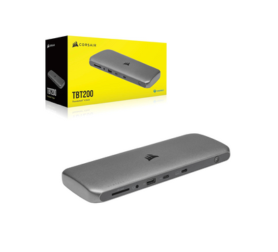 Corsair TBT200 Thunderbolt 4 Dock - Power Delivery bis 96 W - 4 ×-Anschlüsse