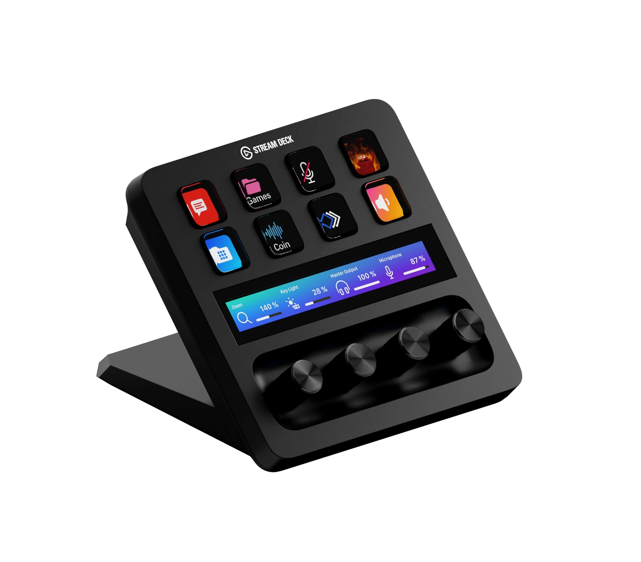 Elgato Stream Deck +, Audiomixer, Live-Produktion und Studio-Controller
