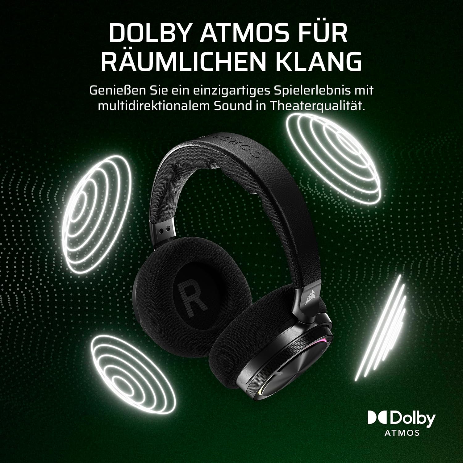 Corsair Virtuoso Max Wireless for Xbox Gaming-Headset mit Bluetooth