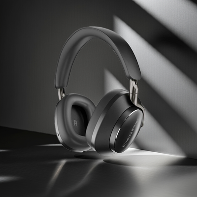 Elegante Bowers & Wilkins PX8 Over-Ear-Kopfhörer in mattem Schwarz