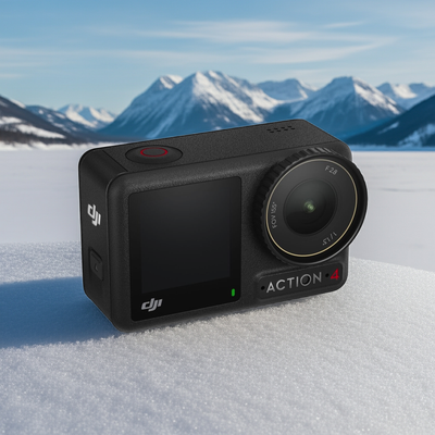 DJI OSMO Action 4 Adventure Combo Action Cam 4K, Ultra HD, WLAN, Dual-Display, Touchscreen