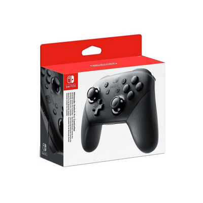 Nintendo Switch Pro Controller in seiner Originalverpackung."