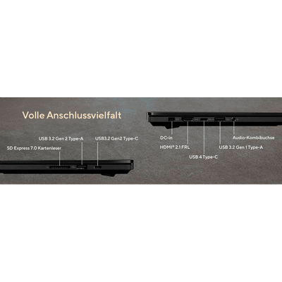 ASUS ProArt P16 H7606 H7606WP-RJ090W 16" 2,8K | Ryzen AI 9 HX 370 | 32GB RAM 2TB SSD | RTX 5070 | W11H QWERTZ