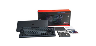 ASUS ROG Azoth RGB Gaming-Tastatur (deutsches Layout, Bluetooth, 2,4-GHz, USB)