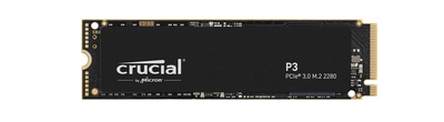 Crucial P3 PCle 3.0 NVMe M.2 SSD 500GB bis zu 3500 MB/s Lesegeschwindigkeit