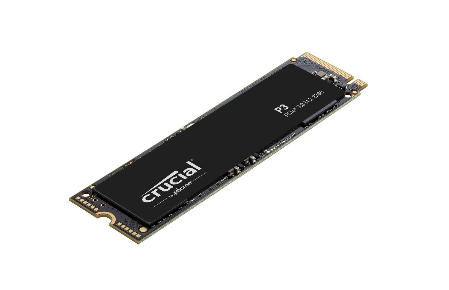 Crucial P3 PCle 3.0 NVMe M.2 SSD 500GB bis zu 3500 MB/s Lesegeschwindigkeit