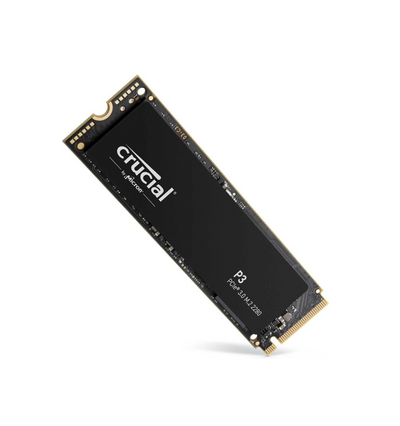 Crucial P3 PCle 3.0 NVMe M.2 SSD 500GB bis zu 3500 MB/s Lesegeschwindigkeit