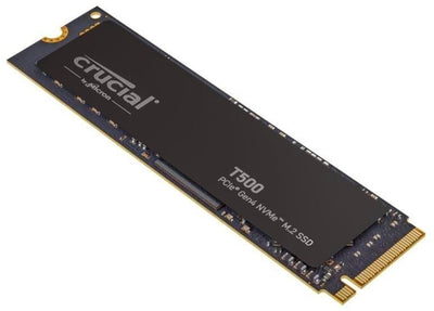 Crucial T500 Pro 4TB SSD – Rückseite mit Spezifikationen