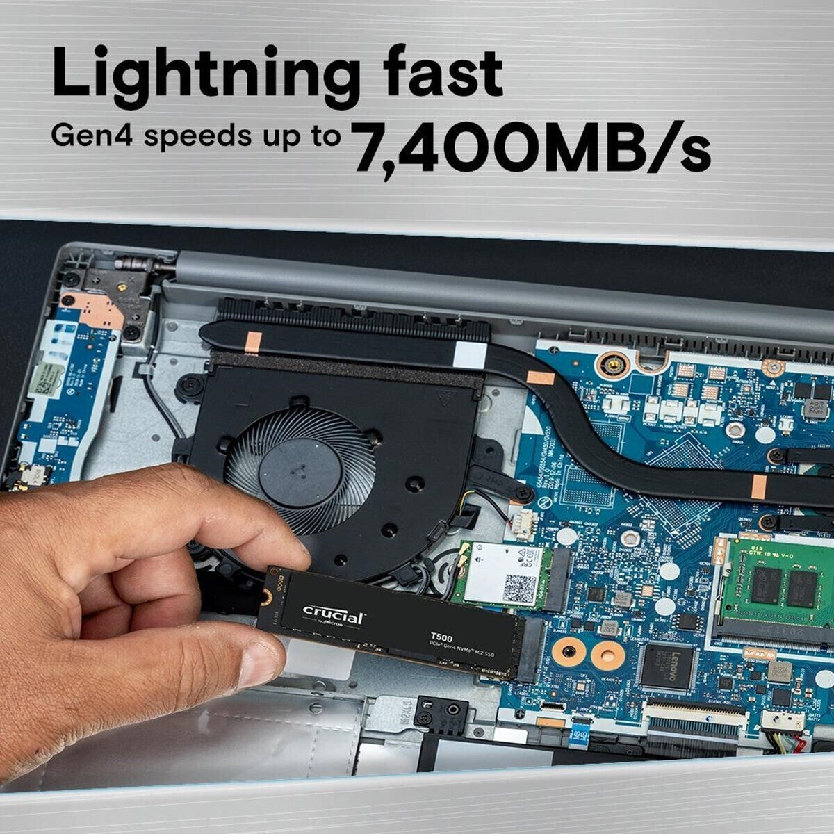 Crucial T500 Pro 4TB SSD – Verpackung