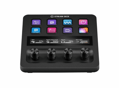 Elgato Stream Deck +, Audiomixer, Live-Produktion und Studio-Controller