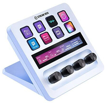 Elgato Stream Deck + White, Audiomixer, Live-Produktion und Studio-Controller