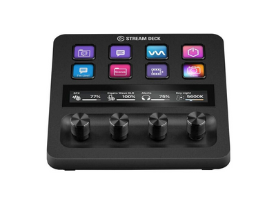 Elgato Stream Deck +, Audiomixer, Live-Produktion und Studio-Controller