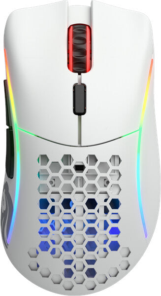 Glorious Gaming Model D- Wireless White Matte_Meshed_Gaming_Mouse