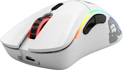 Glorious Gaming Model D- Wireless White Matte_Front-Side