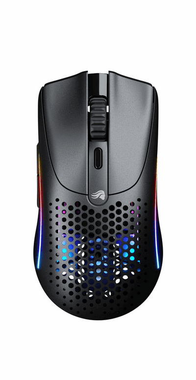 Glorious Gaming Model O 2 Mini Leichte 57g, bis 210 Stunden Akkulaufzeit Gaming Maus RGB
