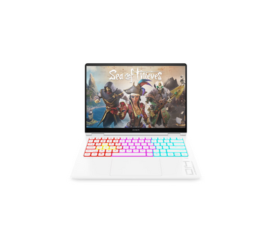 HP OMEN Transcend 14 Gaming-Laptop mit 3K OLED und RTX 5060 – Frontalansicht